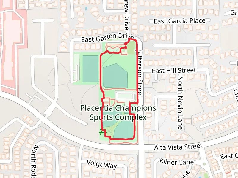 Placentia Champions Sports Complex Loop