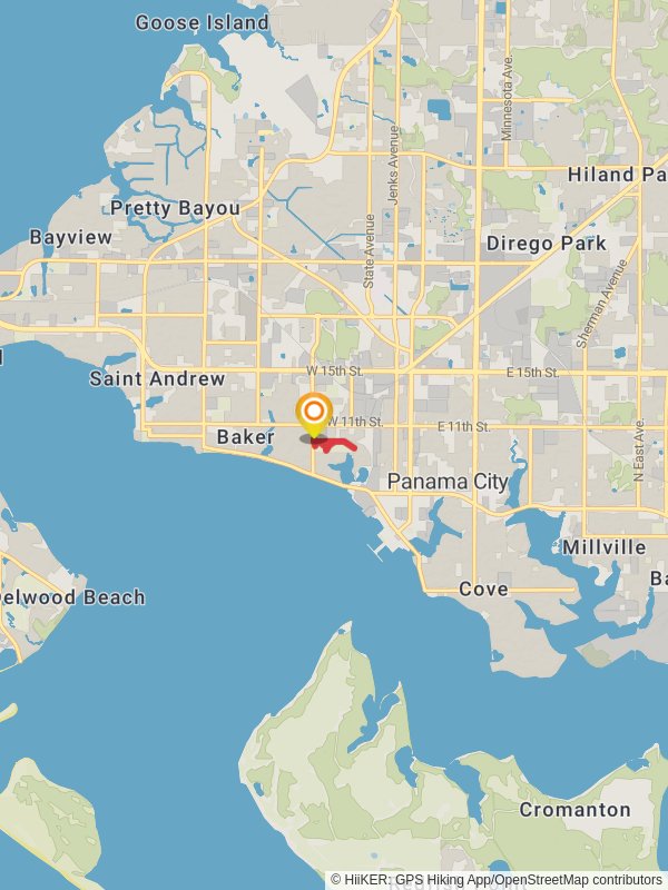 Bay Memorial Fitness Track Loop mobile static map