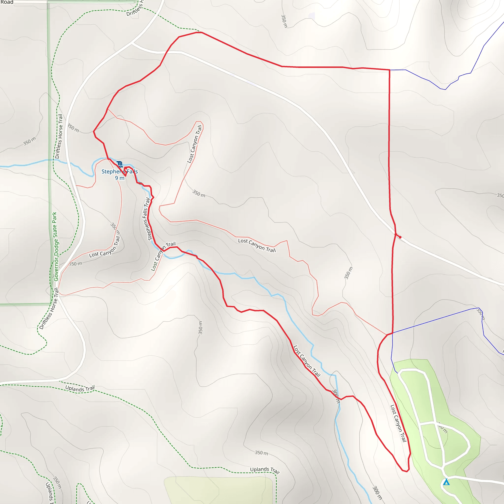 GoldMIne Trail and Lost Canyon Trail Loop mobile static map
