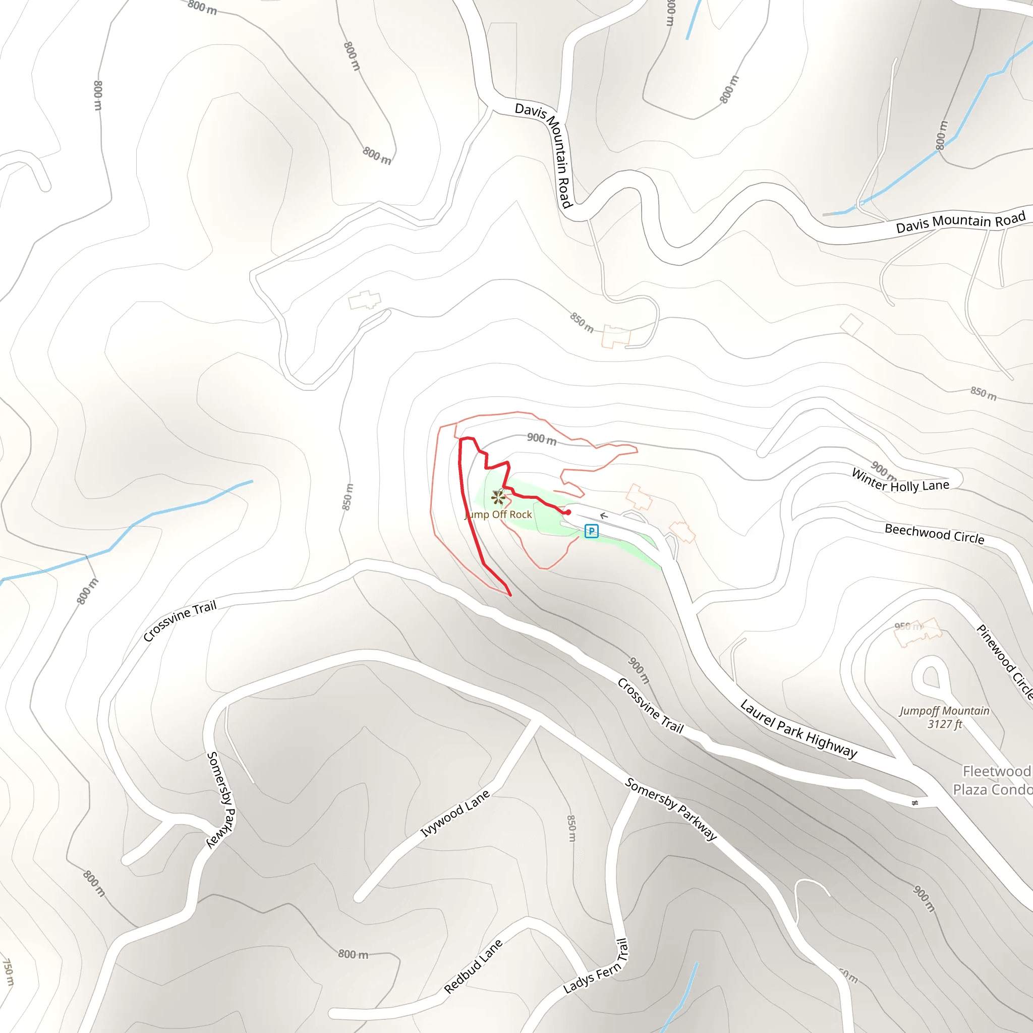 Laurel Park Highway mobile static map