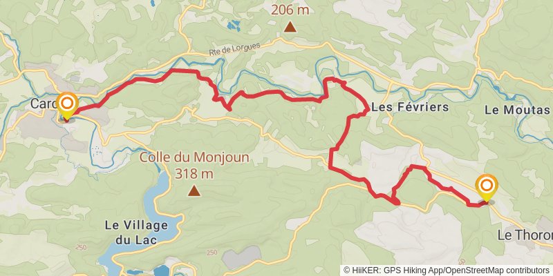 Via Aurelia stage 12 Map