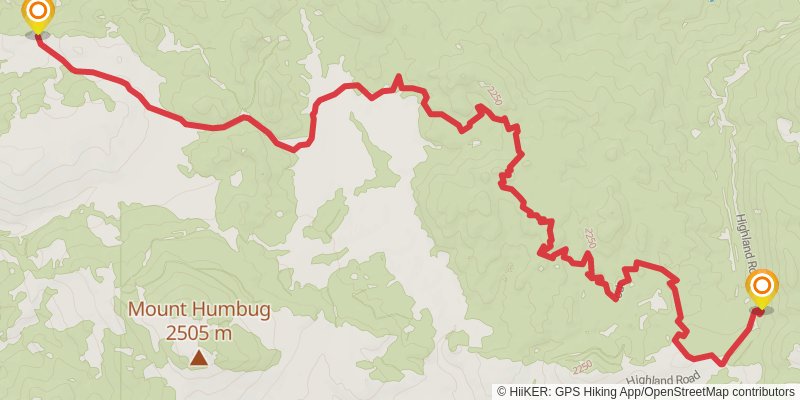 Continental Divide Trail - Montana And Idaho stage 44 Map