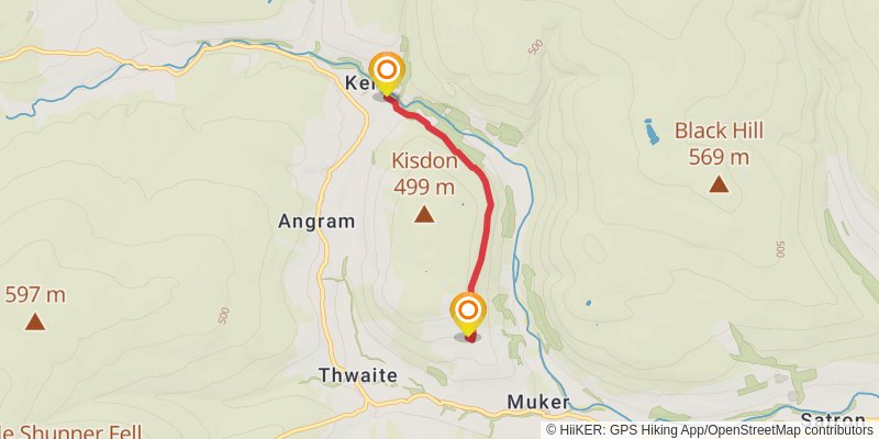 Herriot Way alt 2 Map