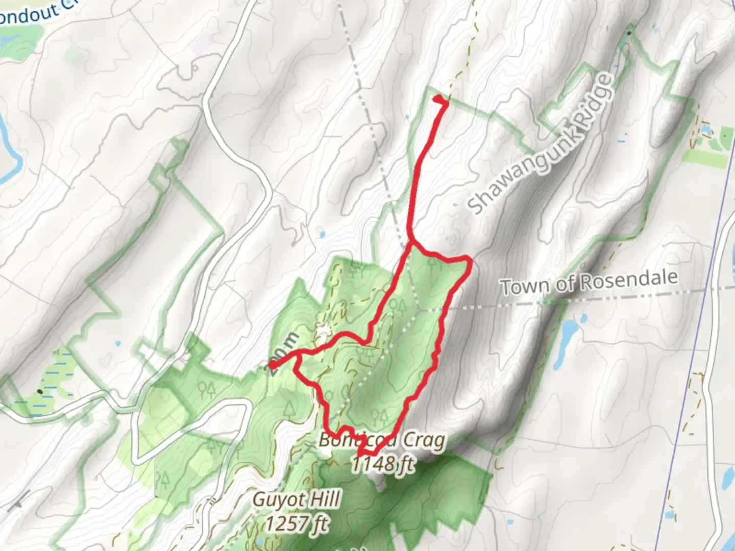 An image depicting the trail Table Rocks Trail Loop and its surrounding area.