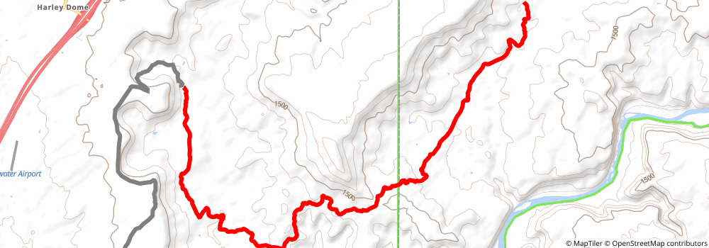 American Discovery Trail South Route stage 280 Map