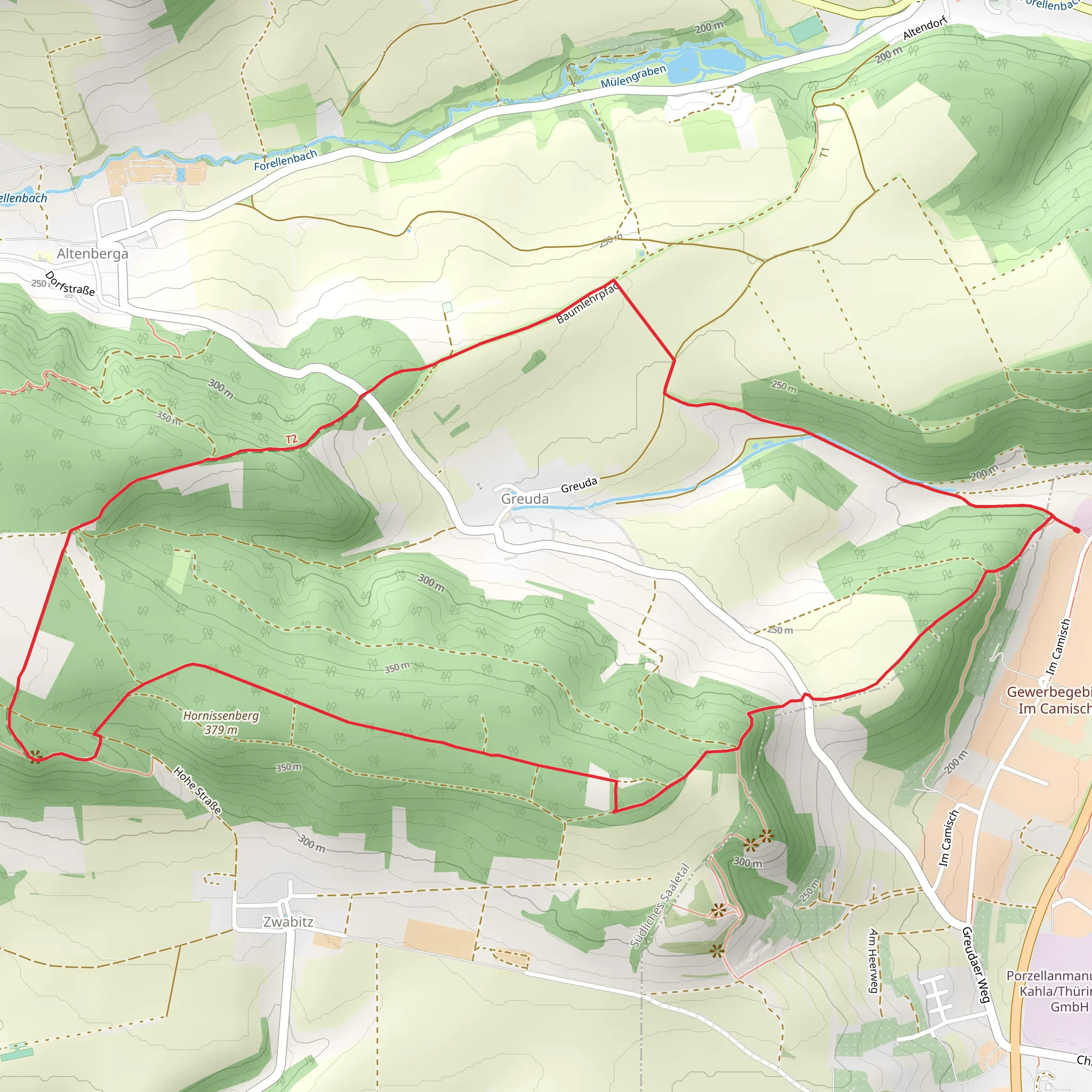 Martins Ruh Loop mobile static map