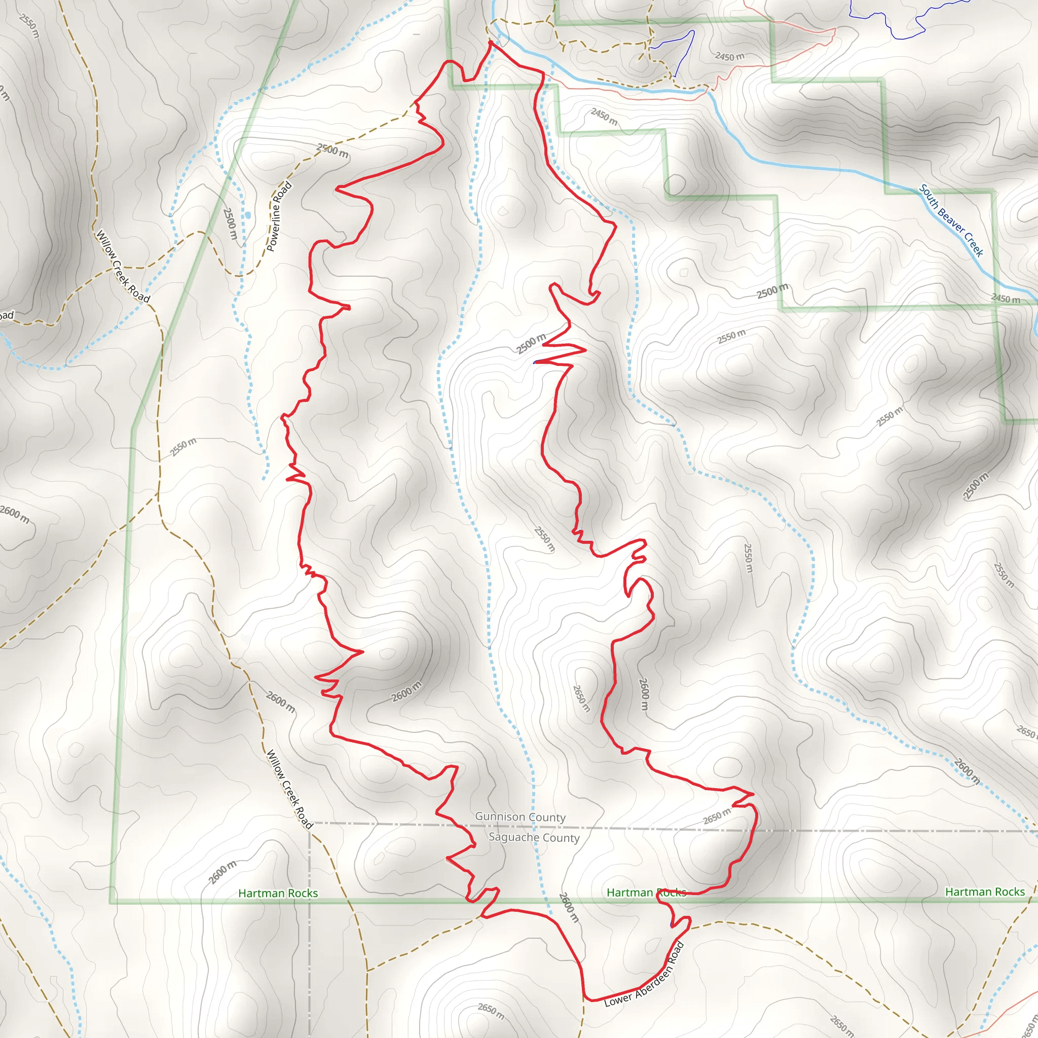 West Aberdeen and East Aberdeen Loop mobile static map