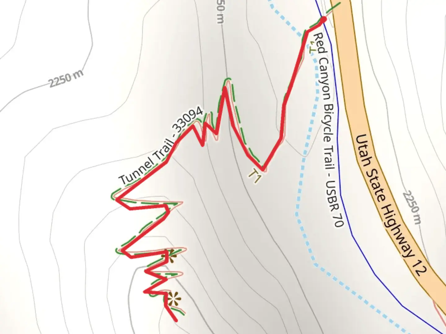 An image depicting the trail Tunnel Trail and its surrounding area.