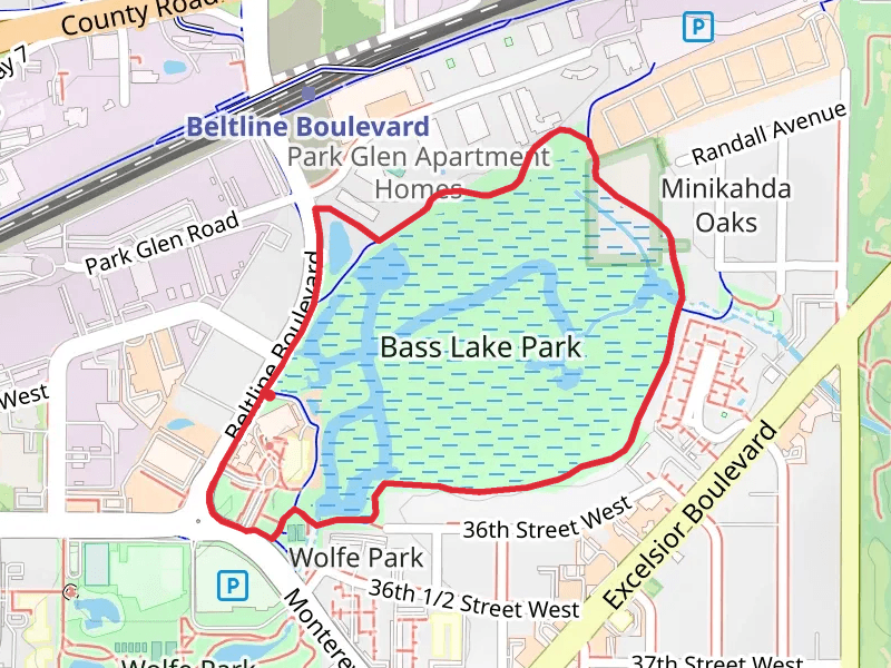 Bass Lake Park - George Haun Loop Trail