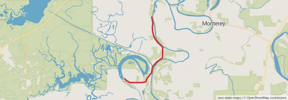 American Perimeter Trail - The South Primary stage 14 Map