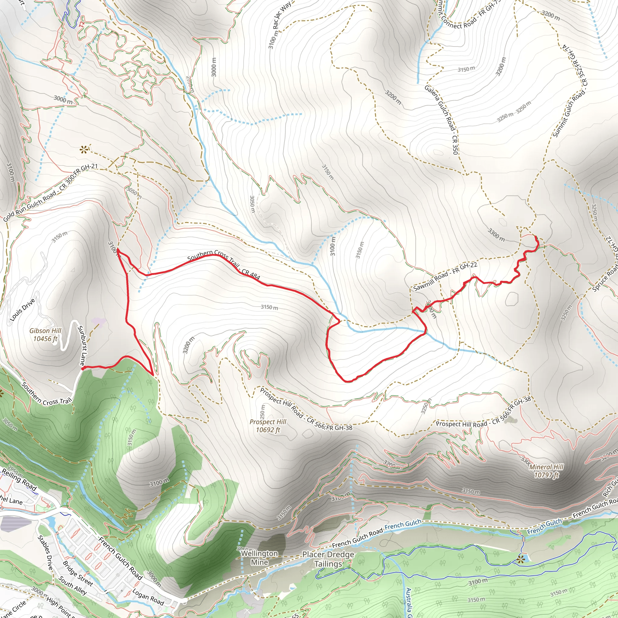 Fuller Trail mobile static map