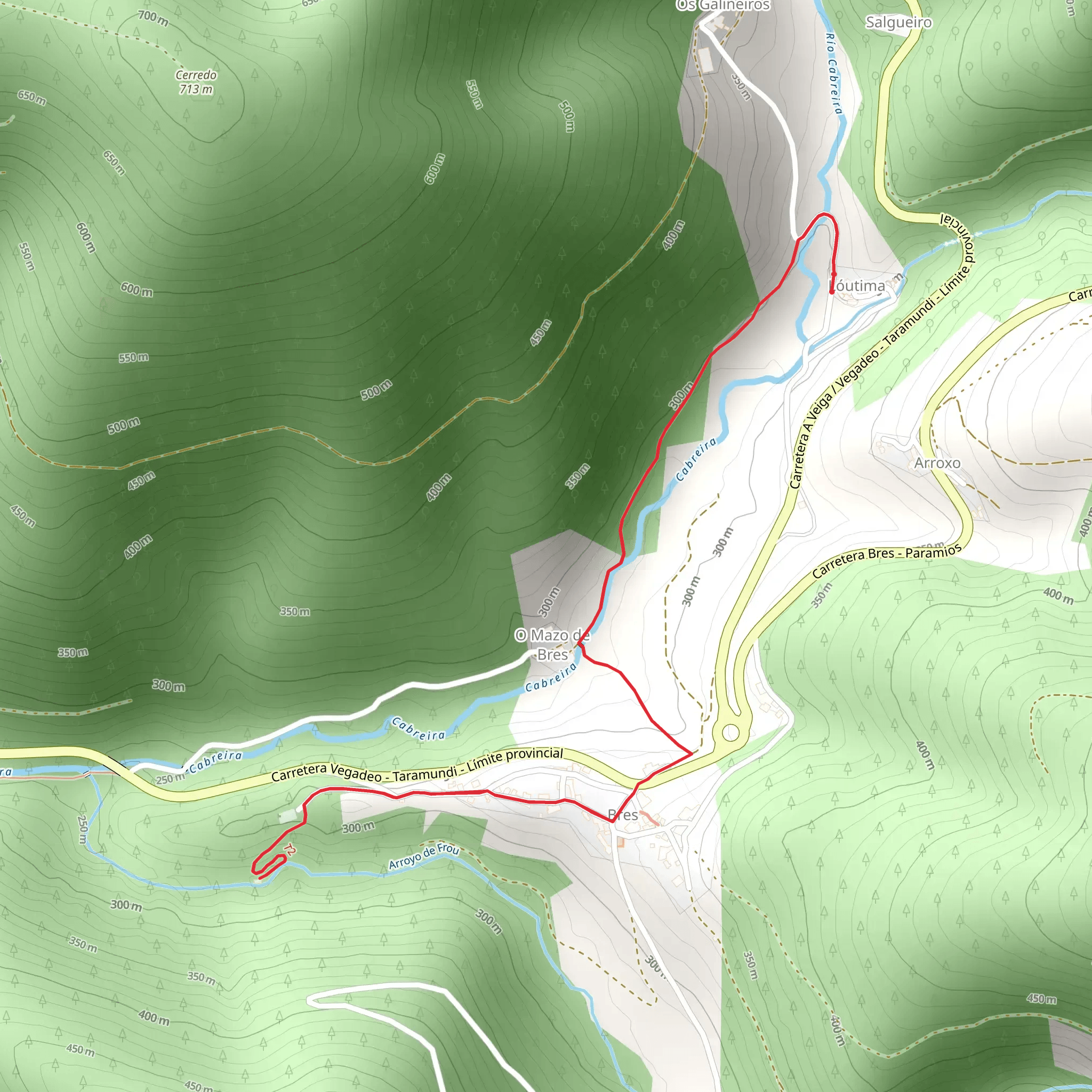 Bres Route mobile static map