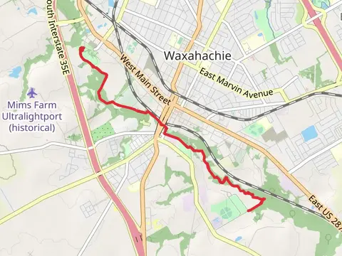 Waxahachie Creek Hike Trail