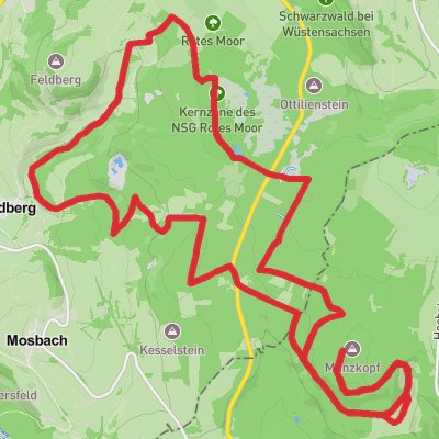Rotes Moor and Munzkopf Loop mobile static map