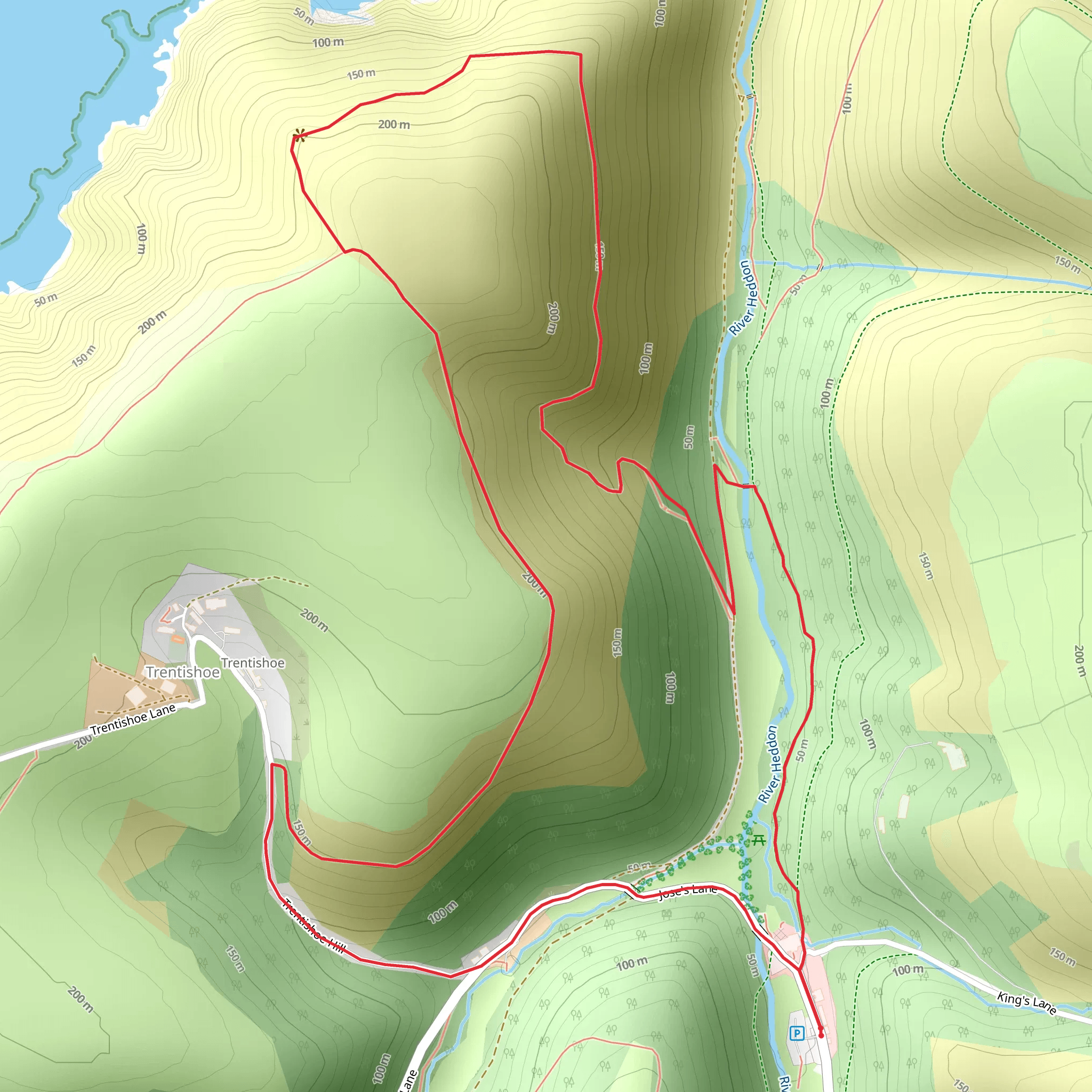 Exmoor's most Magical Butterfly Walk mobile static map