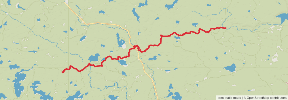 American Perimeter Trail - North Country Primary stage 104 Map
