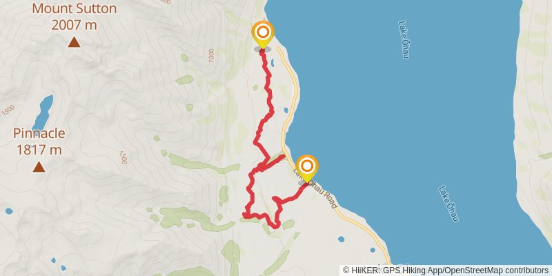 Tarnbrae Track A2O stage 1 Map
