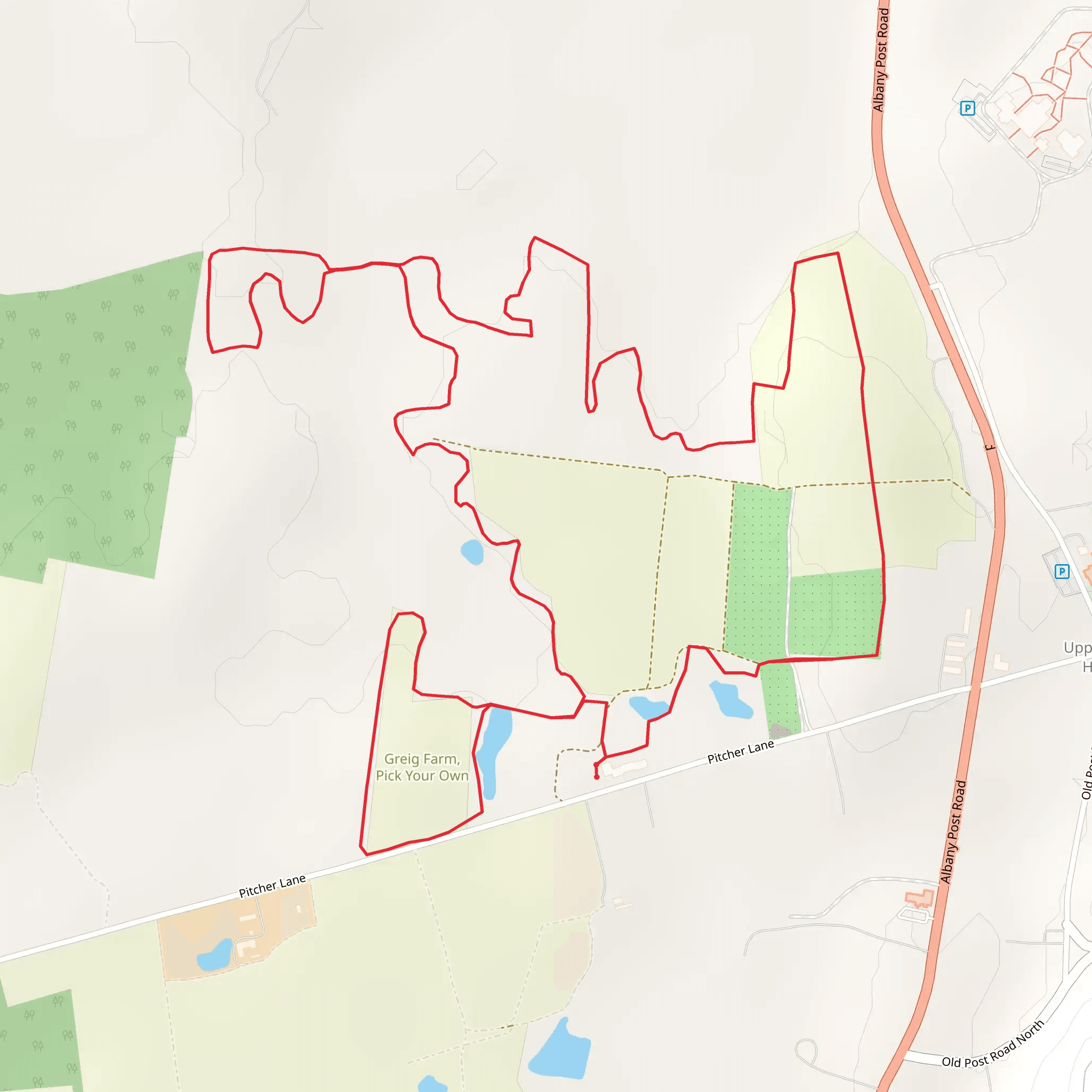 Pitcher Lane Loop mobile static map