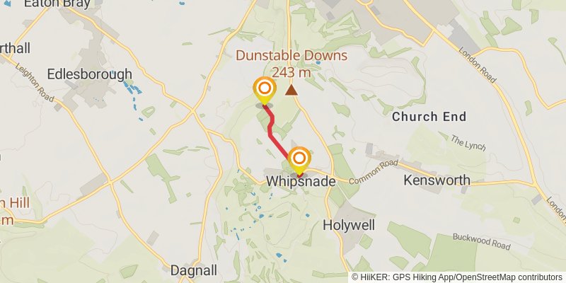 Icknield Way Trail alt 4 Map
