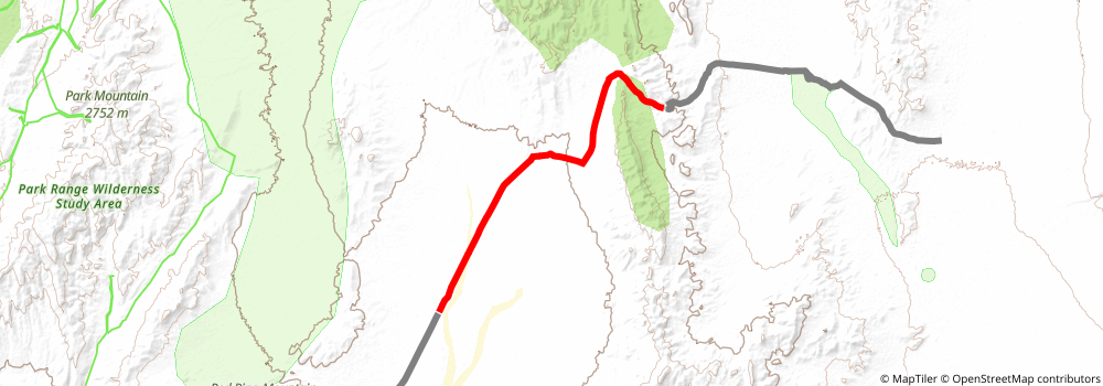 American Discovery Trail South Route stage 342 Map