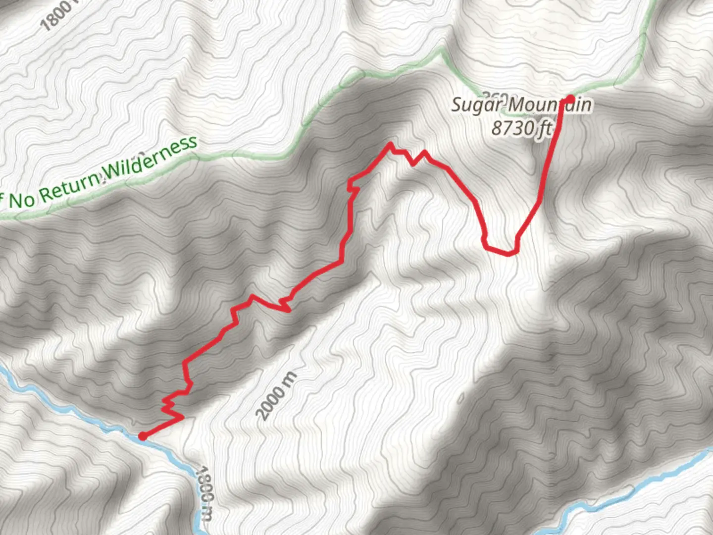An image depicting the trail Pack Trail and its surrounding area.