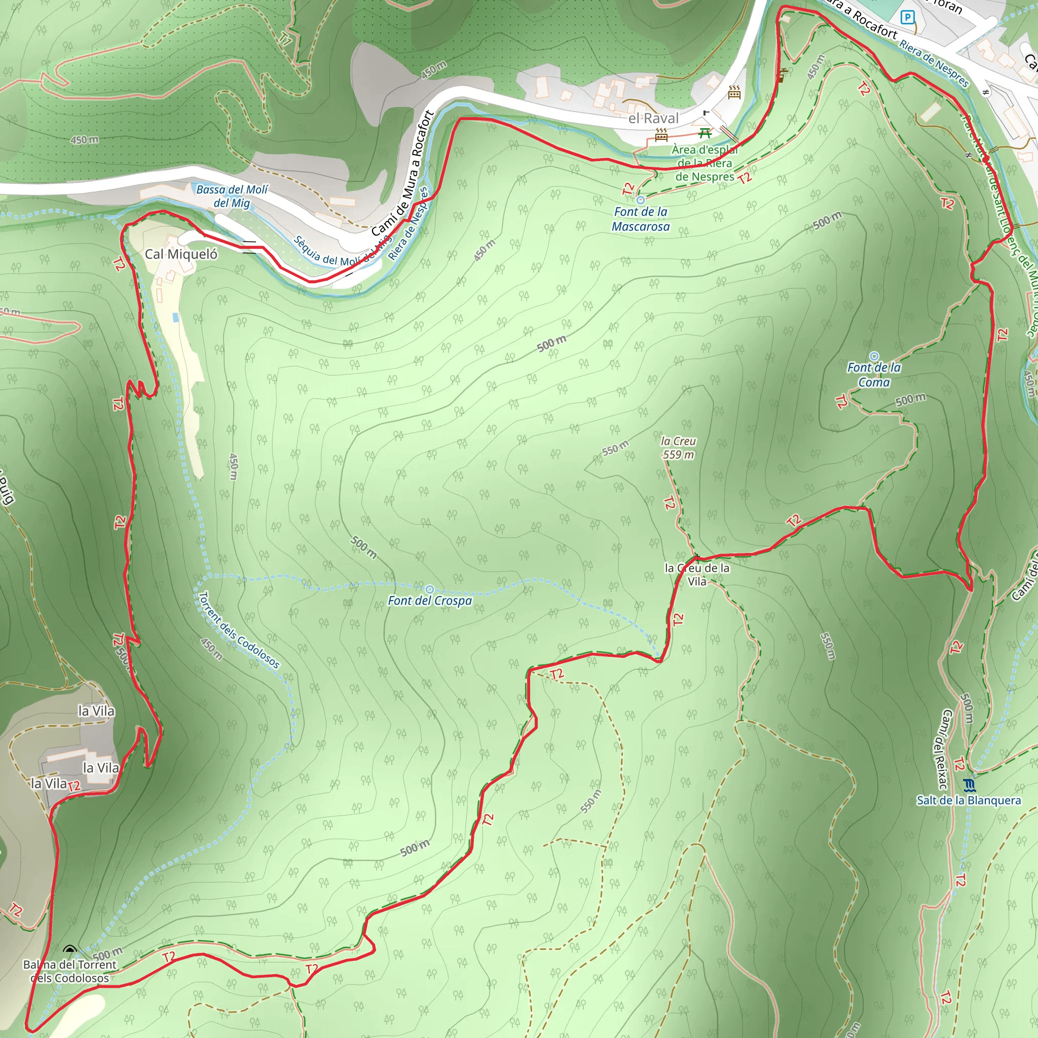 Balmes, Masies and Molins SL C 67 mobile static map