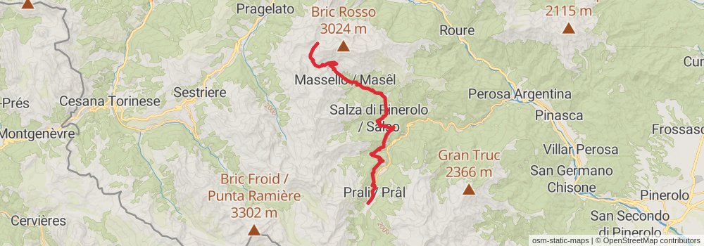 Sentiero Italia - Alps Section stage 158 Map
