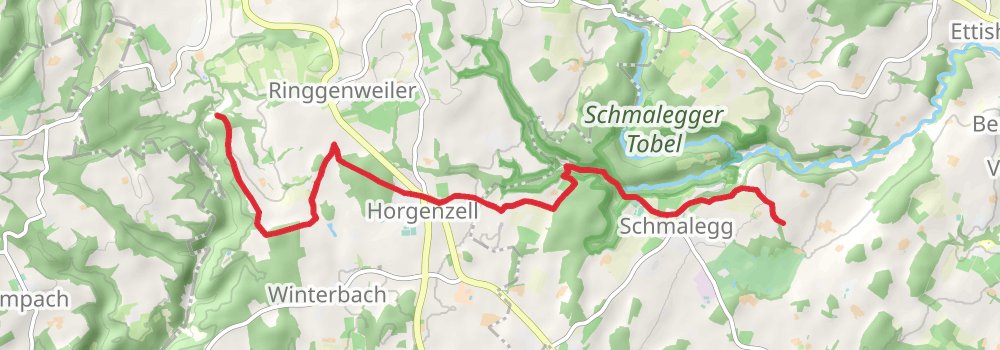 Martinusweg Regionalweg Süd stage 10 Map