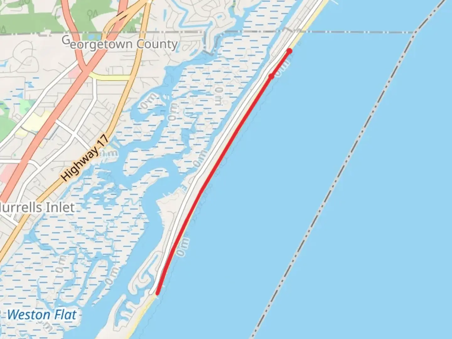 An image depicting the trail South Waccamaw Walk and its surrounding area.