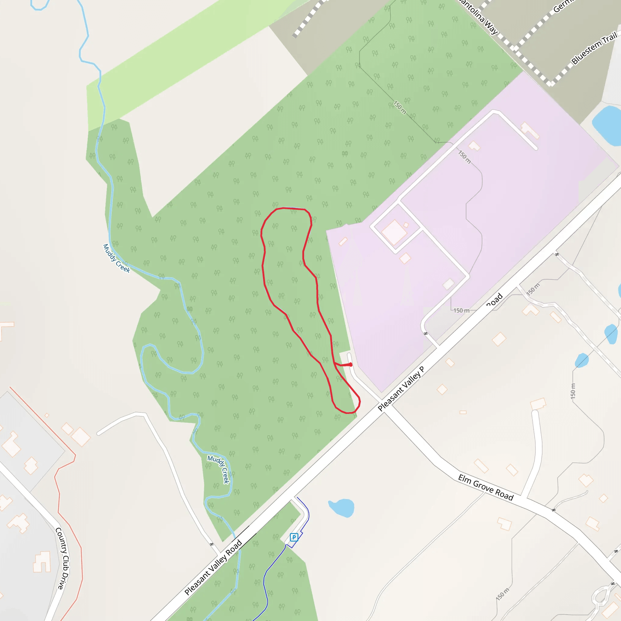 Pleasant Valley Road Loop mobile static map