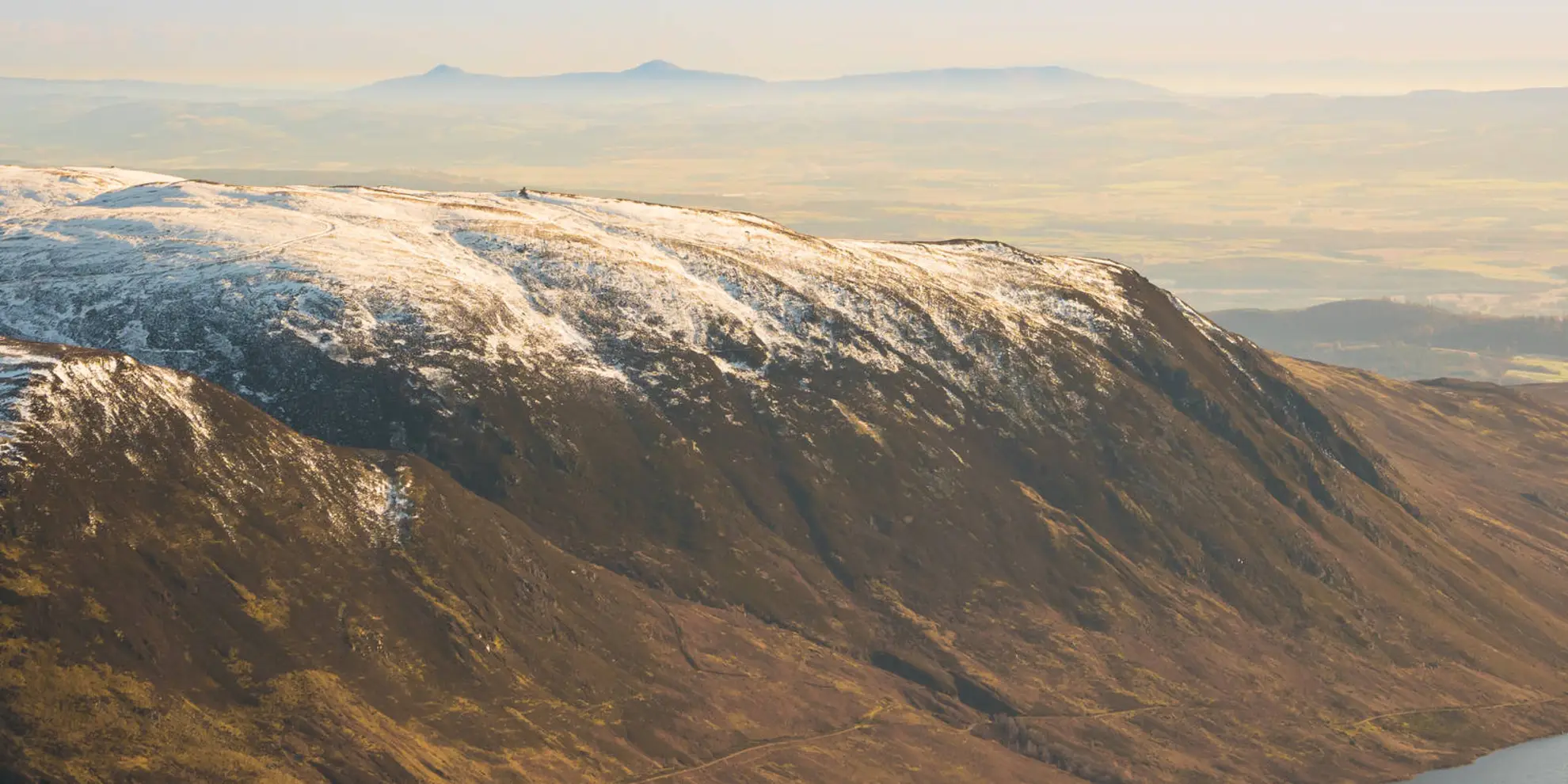 An image depicting the trail Loch Turret to Comrie and its surrounding area.