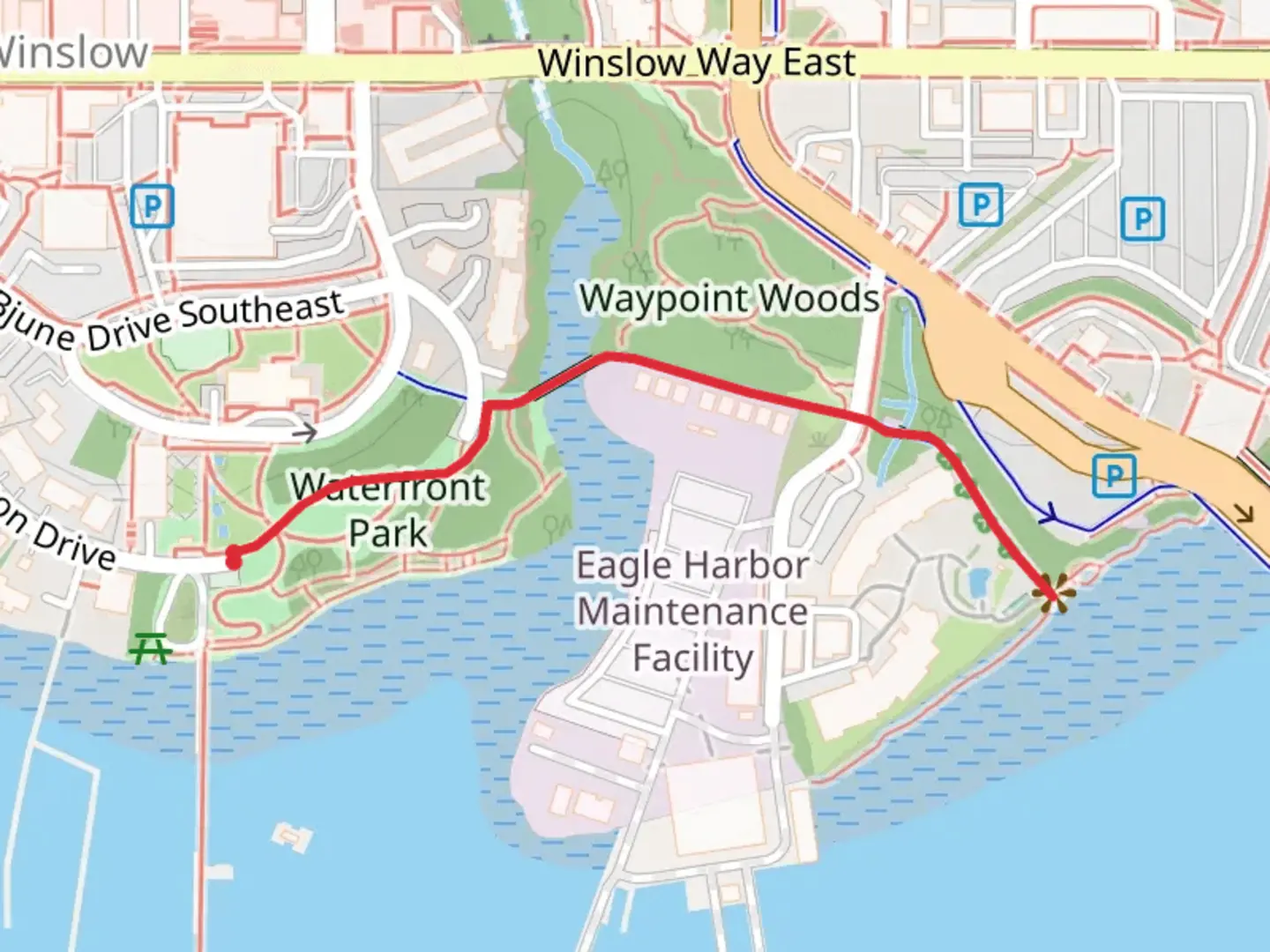 An image depicting the trail Waterfront Trail and its surrounding area.