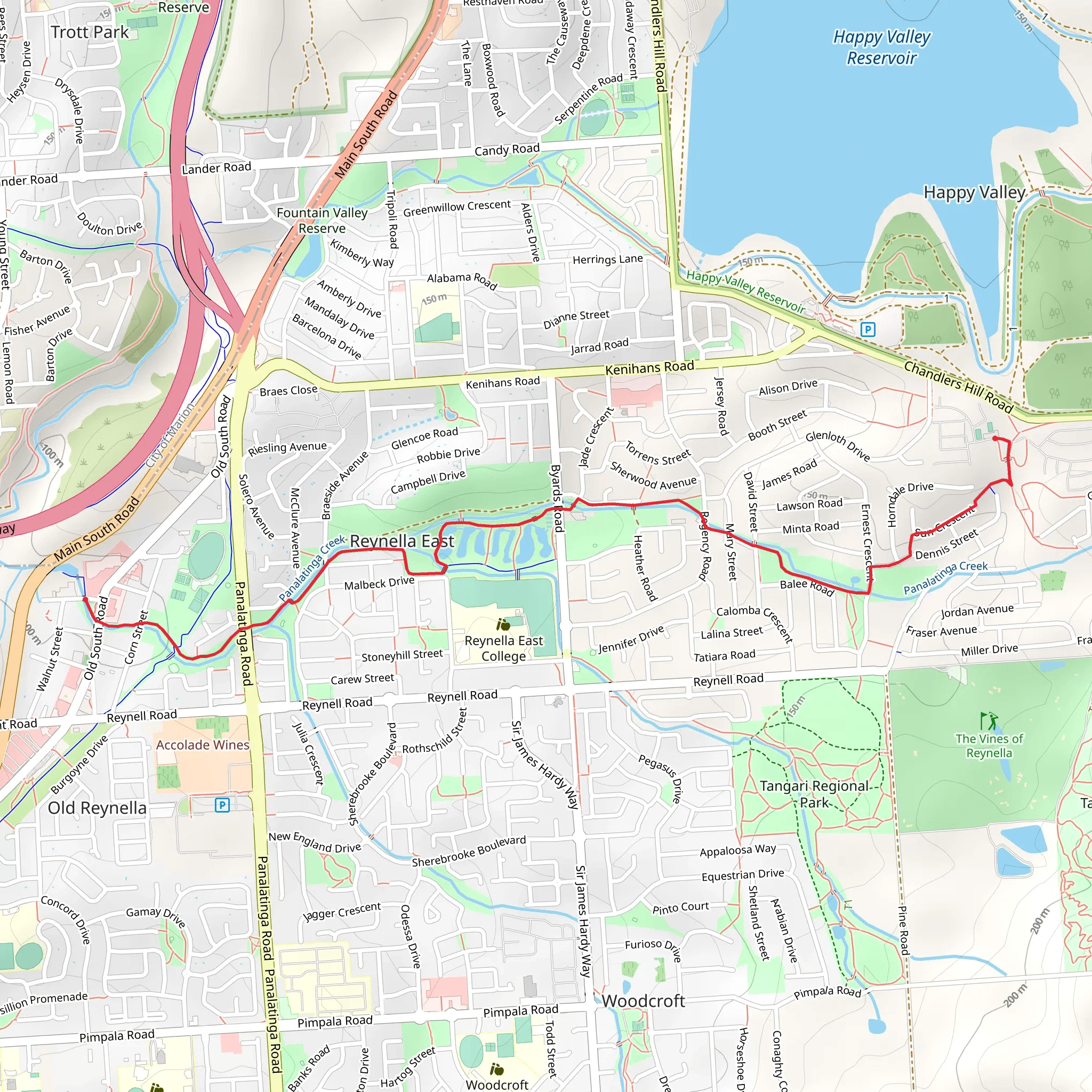 Field River Linear Trail mobile static map