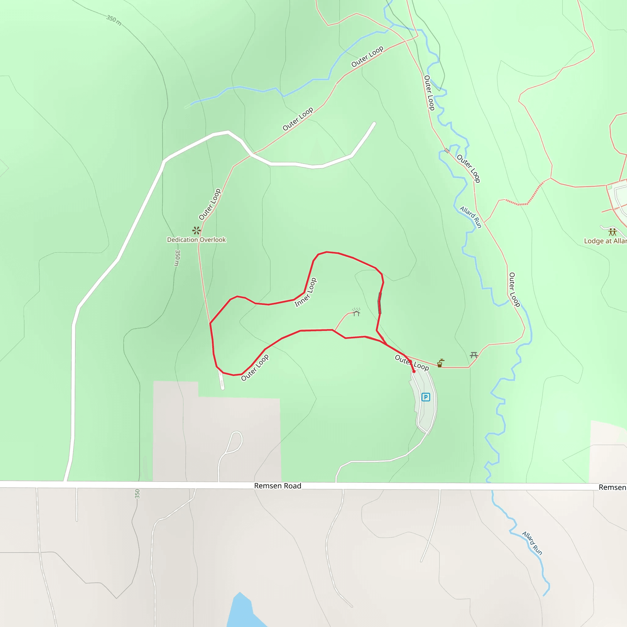 Inner and Outer Loop mobile static map