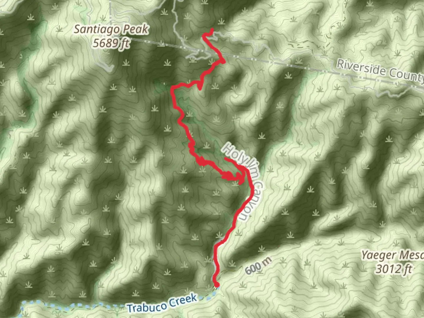 An image depicting the trail Holly Jim Falls and Holy Jim Hiking Trail and its surrounding area.