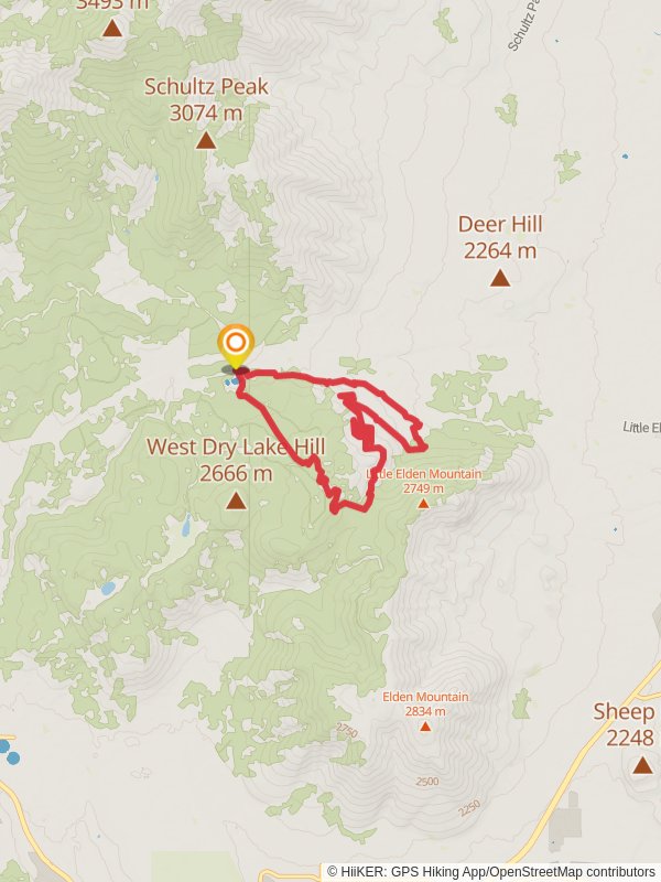 Arizona Trail, Sunset Trail and Little Bear Trail Loop