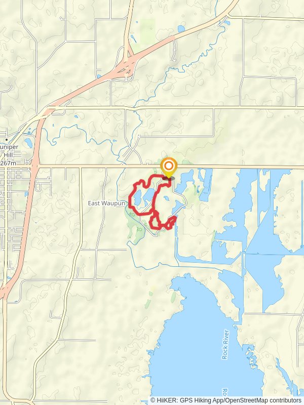 Redhead, Red Fox and Egret Hiking Loop Trail
