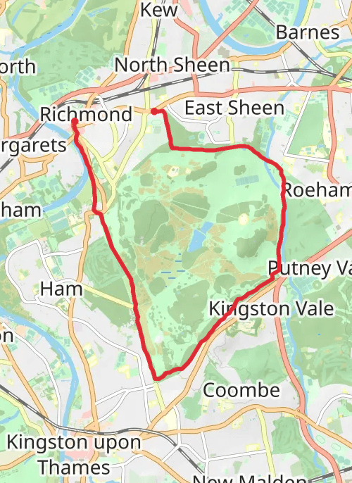 Richmond upon Thames - Long Run mobile static map