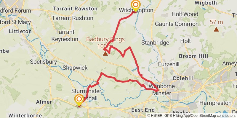 Hardy Way stage 6 Map