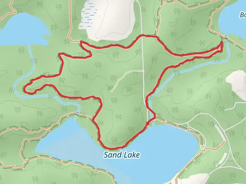 Loop above Sand Lake