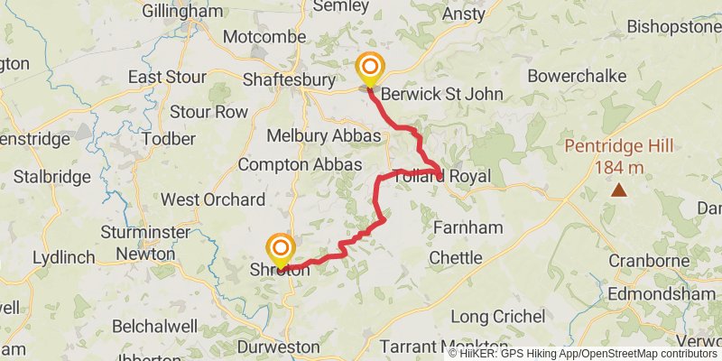 Greater Ridgeway Trail stage 6 Map