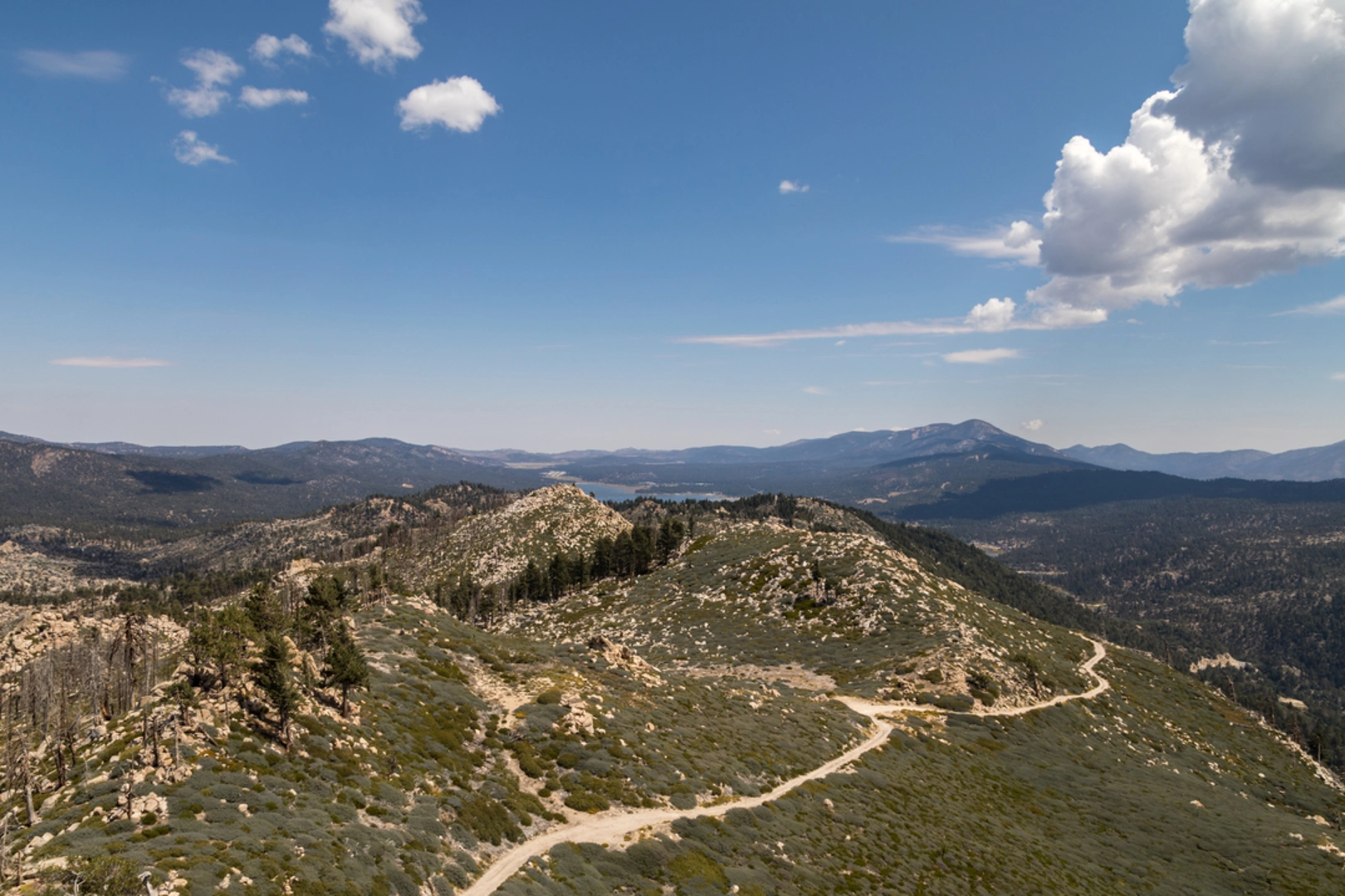 An image depicting the trail Holcomb Creek via Pacific Crest Trail and its surrounding area.
