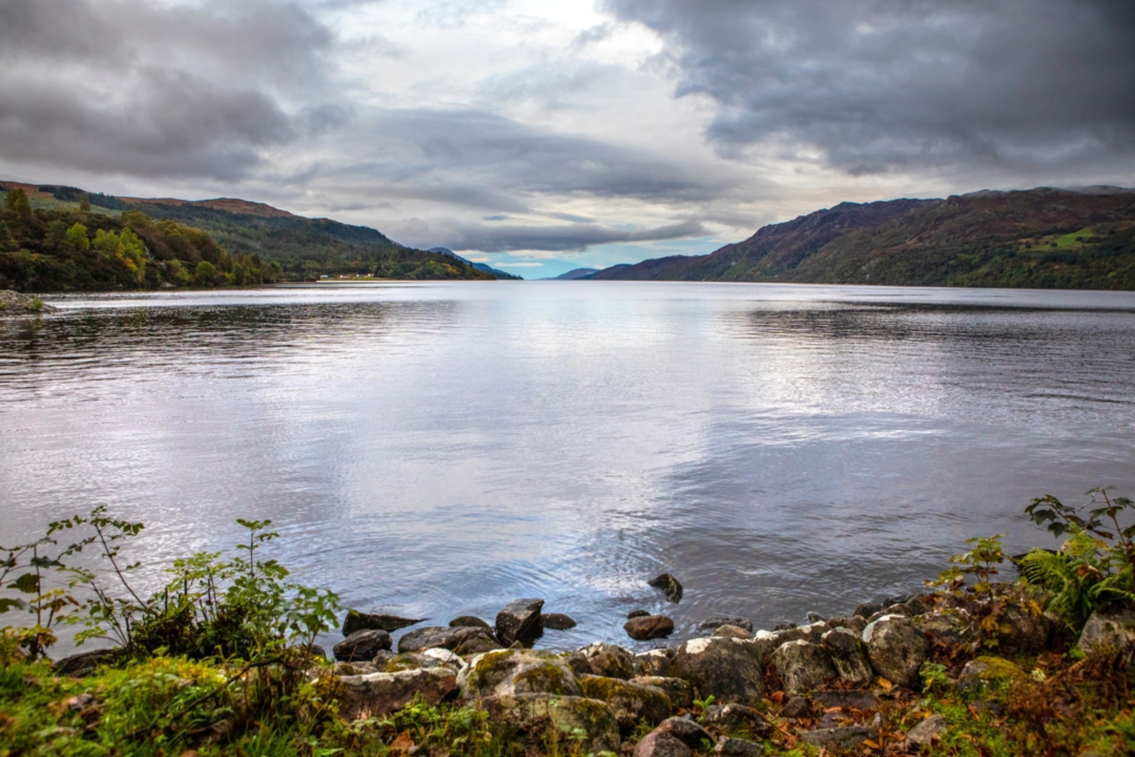 An image depicting the trail Càrn a' Chuilinn via South Loch Ness and its surrounding area.