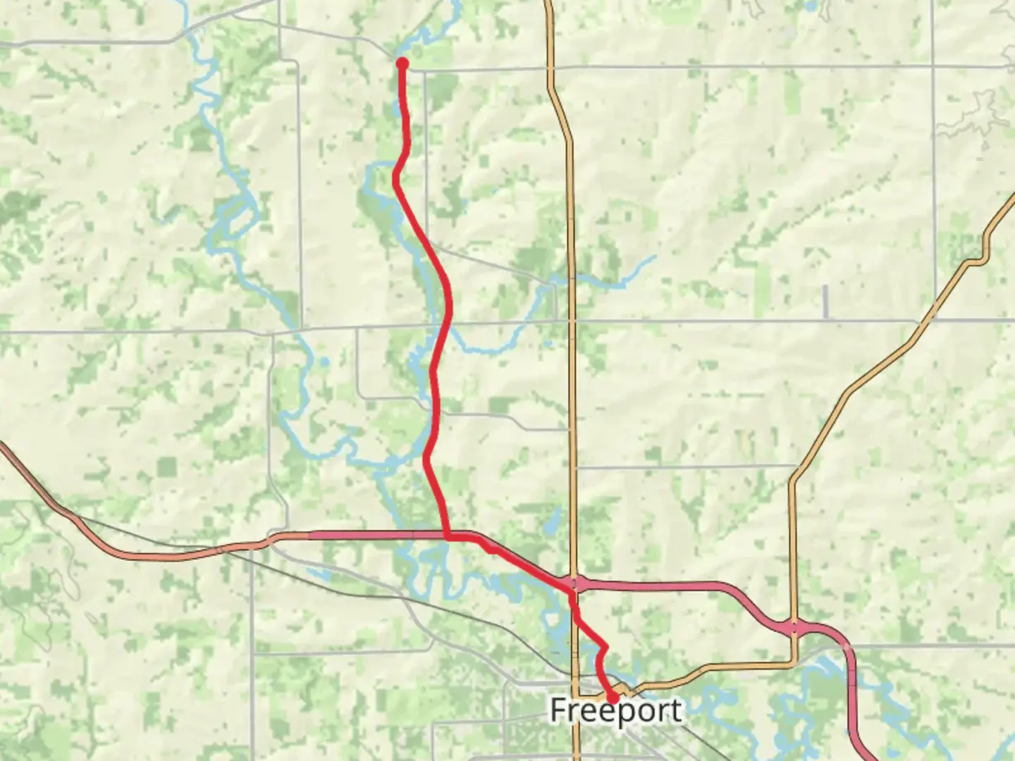 An image depicting the trail Jane Addams Trail to Buena Vista and its surrounding area.