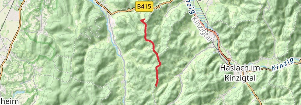 Kandel-Höhenweg stage 3 Map