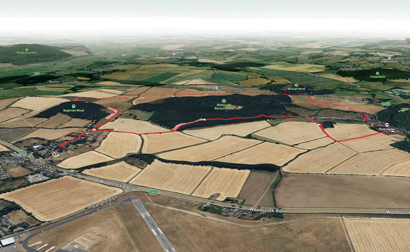 Bladon and Worton Heaths Loop