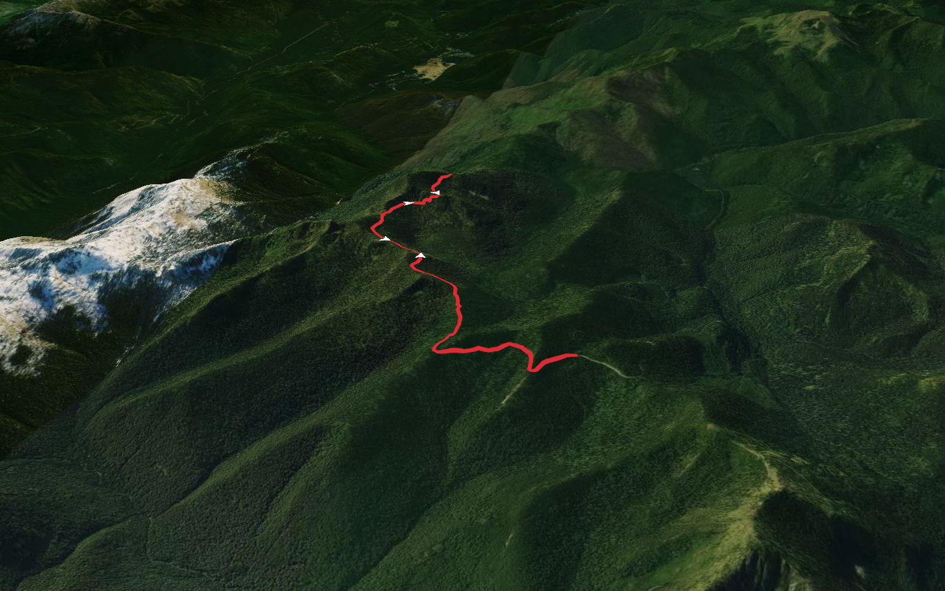 Walk towards Shedroof Mountain via Sullivan Salmo