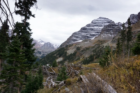 An image depicting the trail North Fork Crystal River via Geneva Lake Trail and its surrounding area.