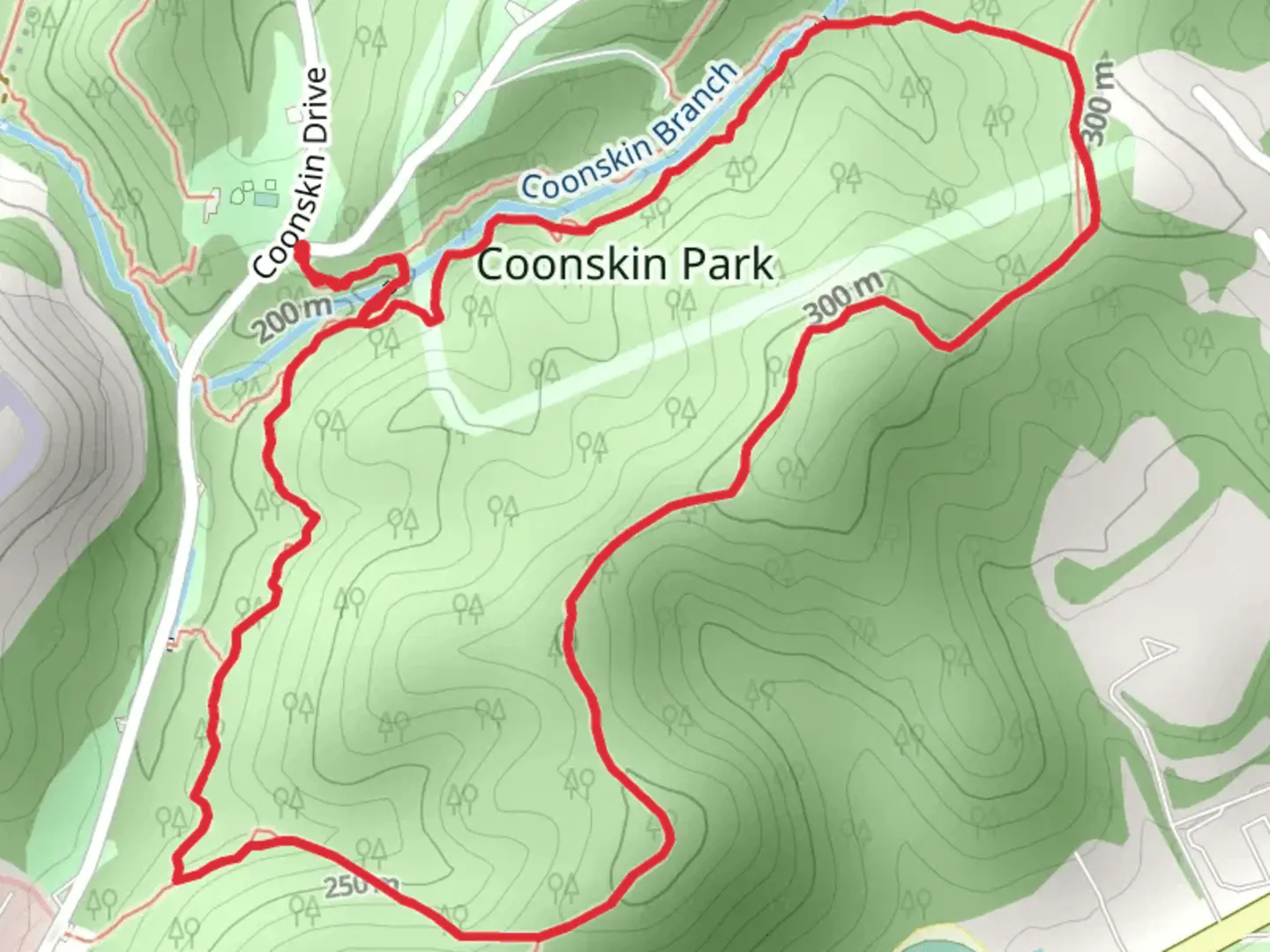 An image depicting the trail Nature and Cougar Loop Trail and its surrounding area.