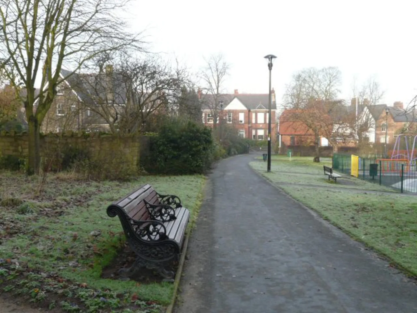 An image depicting the trail Marple Memorial Park and Peak Forest Canal and its surrounding area.